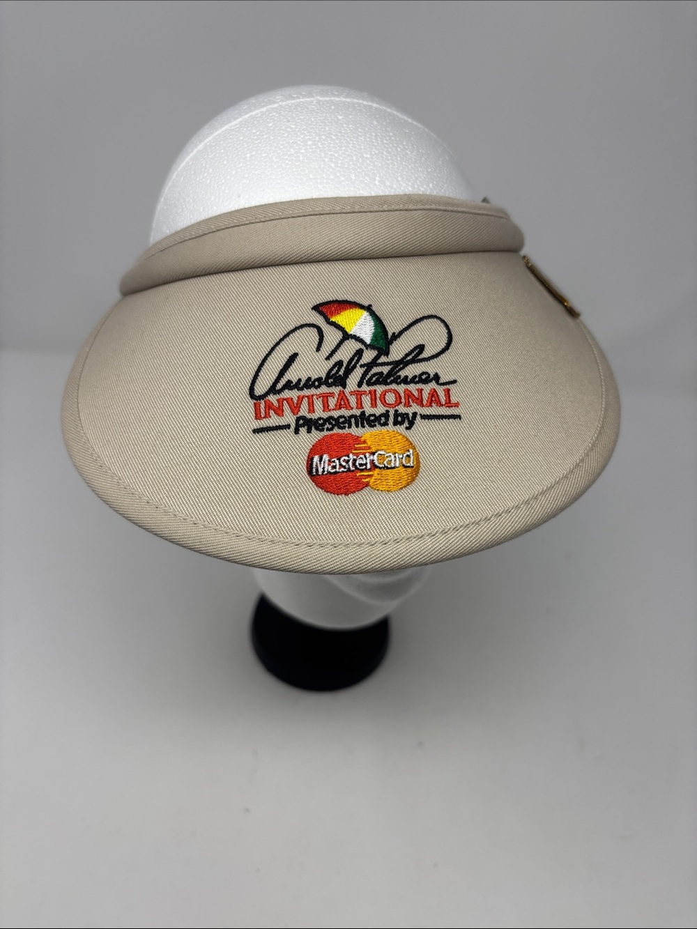 Arnold Palmer Invitational Beige Golf Visor